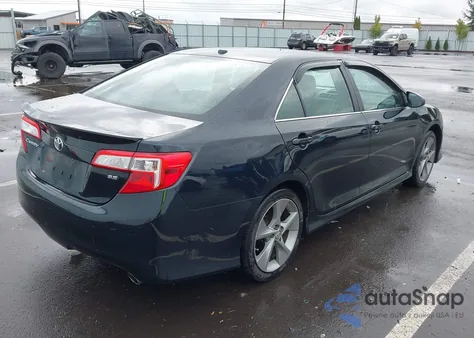 2012 Toyota Camry Se V6 z USA, uszkodzony, nr VIN 4T1BK1FK1CU508410